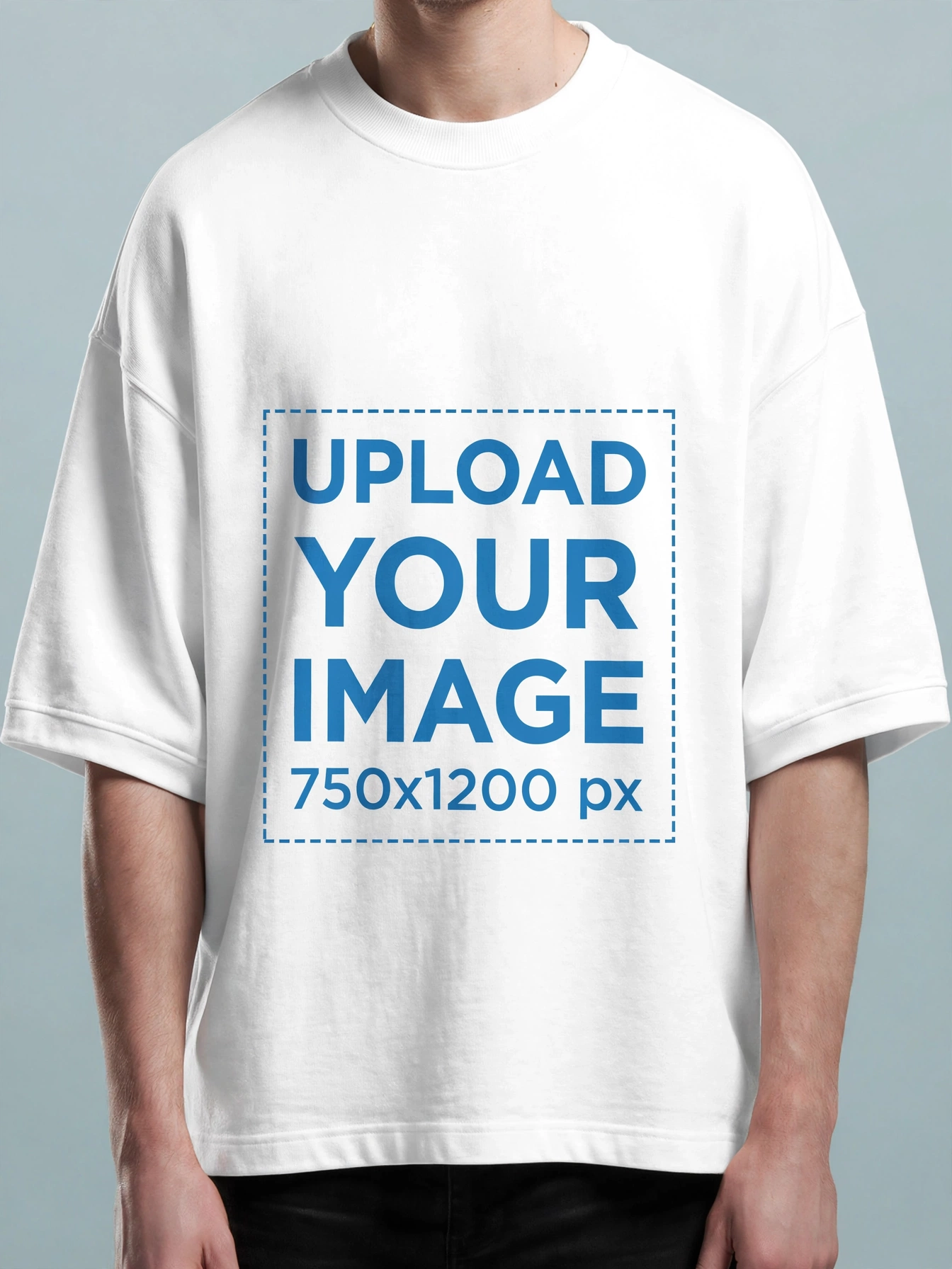 Custom Printed Oversized T-Shirt | 220 GSM French Terry | Super Combed Cotton | Double Bio-Washed | Pre-Shrunk | Personalized